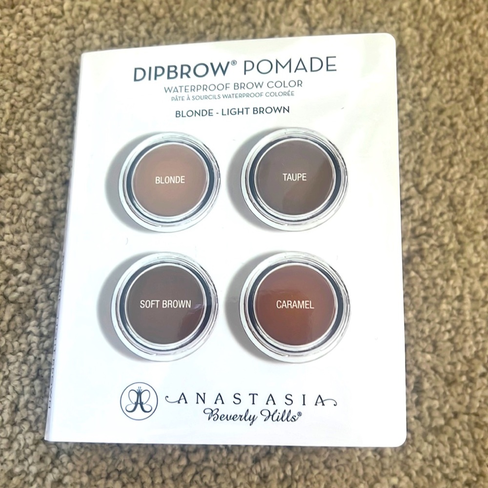 DIPBROW pomade waterproof brow color sample
